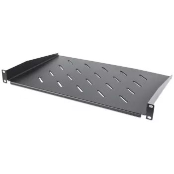 Prateleira deslizante 19 polegadas Intellinet, 1U, profundidade da prateleira 300 mm, com ventilação, máx. 25 kg, preto, três anos de garantia