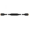 Cabo HDMI High Speed ativo InLine com Ethernet, M/M, preto, contactos dourados, 30 m