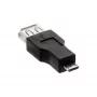 Adaptador Micro USB OTG InLine ficha Micro-B para conector fêmea USB A