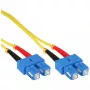 Cabo de fibra ótica duplex InLine SC/SC 9/125µm OS2 5m