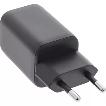 Fonte de alimentação USB InLine, carregador, USB-A + USB Type-C, 33W, PD + QC