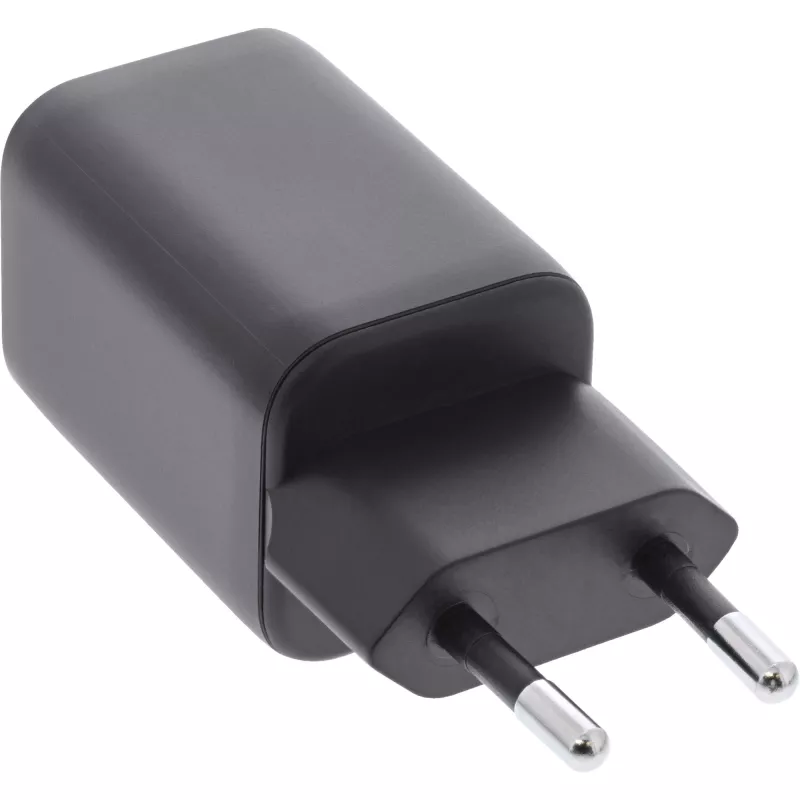 Fonte de alimentação USB InLine, carregador, USB-A + USB Type-C, 33W, PD + QC