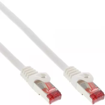 Cabo de rede InLine S/FTP PiMF Cat.6 250MHz PVC cobre branco 15m