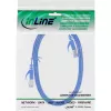Cabo de rede plano InLine, U/FTP, Cat.6A, azul, 2m