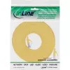 Cabo de rede plano InLine, U/FTP, Cat.6A, amarelo, 5 m