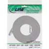Cabo patch plano InLine, U/FTP, Cat.6A, cinzento, 5 m