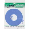 Cabo patch plano InLine, U/FTP, Cat.6A, azul, 5 m
