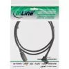Cabo Micro-USB 2.0 InLine USB Type-A macho / Micro-B macho, angular, preto, 1,5 m