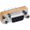 Adaptador null modem InLine DB9 macho / fêmea