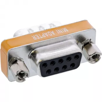 Adaptador null modem InLine DB9 macho / fêmea