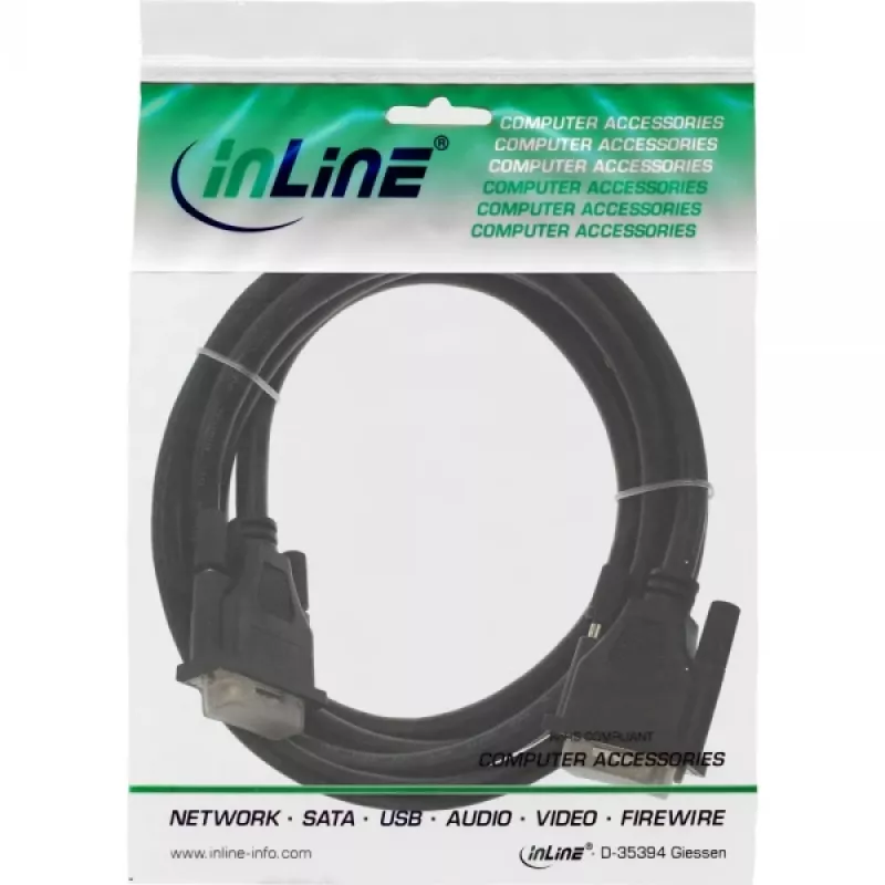 Cabo DVI-D InLine 24+1 macho/macho Dual Link 5 m