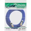 Cabo de áudio RCA InLine Premium 1x RCA macho/macho banhado a ouro 3 m