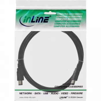 Cabo FireWire 400 1394 InLine 6 pinos macho/macho 0,5 m