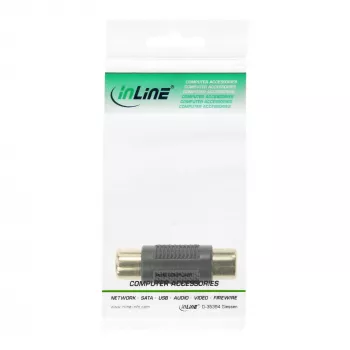Adaptador de áudio ficha RCA / ficha RCA InLine 99315