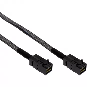 Cabo Mini SAS HD InLine SFF-8643 para SFF-8643 com Sideband 1 m