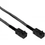 Cabo Mini SAS HD InLine SFF-8643 para SFF-8643 com Sideband 0,5 m