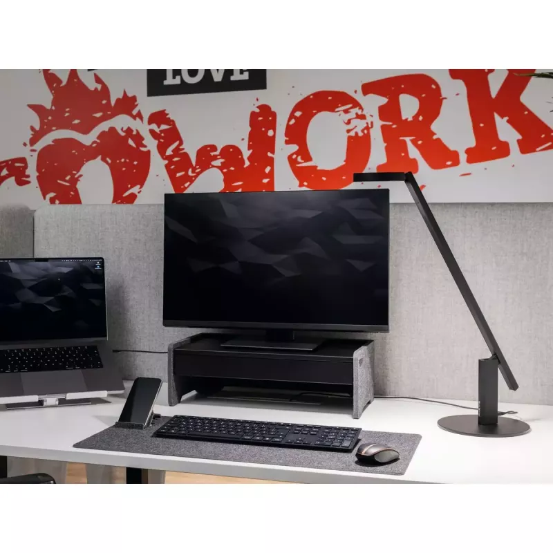 Suporte para monitor Durable 508158 de pé 10 kg de capacidade de carga regulável em altura
