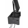 Suporte para monitor Durable 508158 de pé 10 kg de capacidade de carga regulável em altura