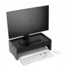 Suporte para monitor Durable 508158 de pé 10 kg de capacidade de carga regulável em altura