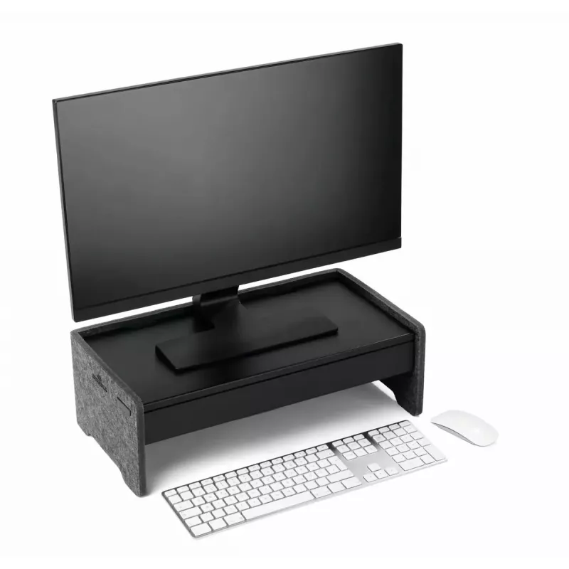 Suporte para monitor Durable 508158 de pé 10 kg de capacidade de carga regulável em altura