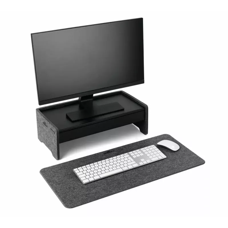 Suporte para monitor Durable 508158 de pé 10 kg de capacidade de carga regulável em altura