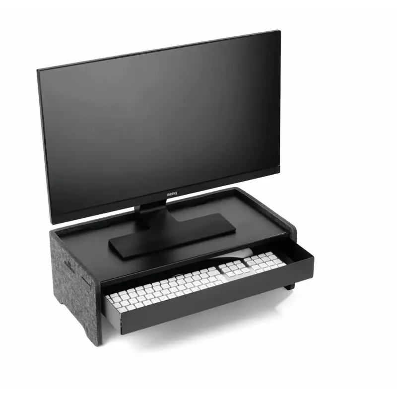 Suporte para monitor Durable 508158 de pé 10 kg de capacidade de carga regulável em altura