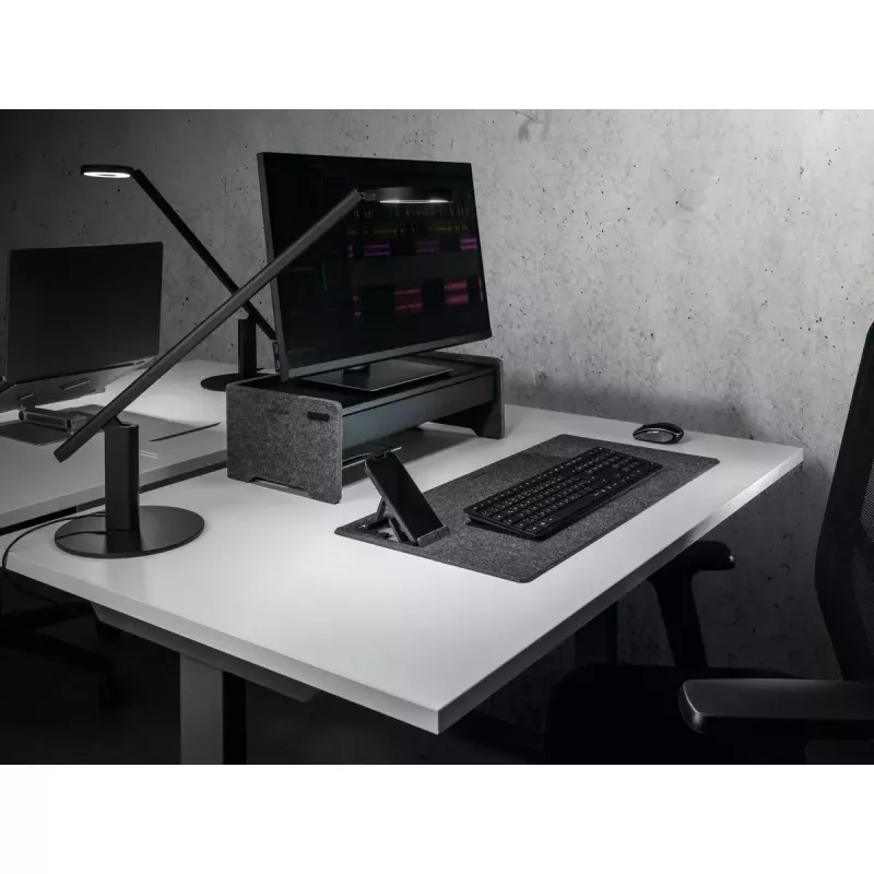 Suporte para monitor Durable 508158 de pé 10 kg de capacidade de carga regulável em altura