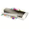 Plastificadora Leitz iLAM Home Office A4 73680089, a quente/a frio, 80-125 µm, aquecimento de 3 min, cinzenta