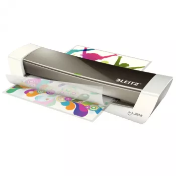 Plastificadora a quente LEITZ iLAM Home Office A4 — plastificadora, A4, largura máx. 24 cm, película 125 μm, 400 mm/min, 130 °C
