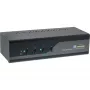 Comutador KVM de secretária InLine 63654I 4 portas monitor duplo DP 1.2 4K USB 3.0 áudio