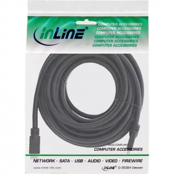 Cabo HDMI High Speed InLine com Ethernet Premium 4K2K macho/macho preto 10m