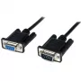 Cabo serial null modem DB9 RS232 StarTech.com 1 m preto F/M