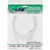 Cabo de alimentação InLine, ficha Euro / ficha Euro8, branco, 0,3 m