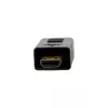 Cabo HDMI High Speed com Ethernet InLine, AM/DM, extraplano preto/dourado, 0,3 m