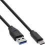 Cabo InLine USB 3.2 Gen.1x2, ficha USB-C / ficha USB-A, preto, 0,3 m