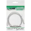 Cabo USB 2.0 plano InLine ficha USB Type-A / ficha Mini-B 5 pinos preto/dourado 0,3 m
