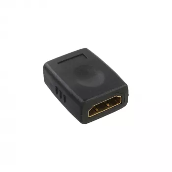 Adaptador HDMI InLine conector fêmea/conector fêmea HDMI A com contactos dourados, 4K2K