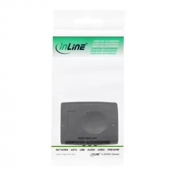 Adaptador HDMI InLine conector fêmea/conector fêmea HDMI A com contactos dourados, 4K2K