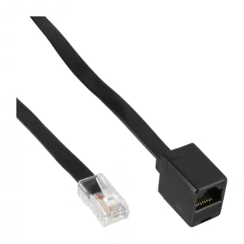Cabo de extensão ISDN InLine RJ45 8P8C conector macho / conector fêmea 5 m
