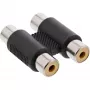 Adaptador de áudio 2x conector fêmea RCA / conector fêmea InLine 99318