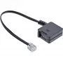 Cabo adaptador TAE InLine conector macho RJ11 6P4C para conector fêmea TAE-F alemão 0,2 m