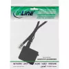 Cabo adaptador TAE InLine conector macho RJ11 6P4C para conector fêmea TAE-F alemão 0,2 m