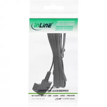 Cabo divisor ADSL InLine TAE-F alemão / conector macho 6P2C DEC 15 m