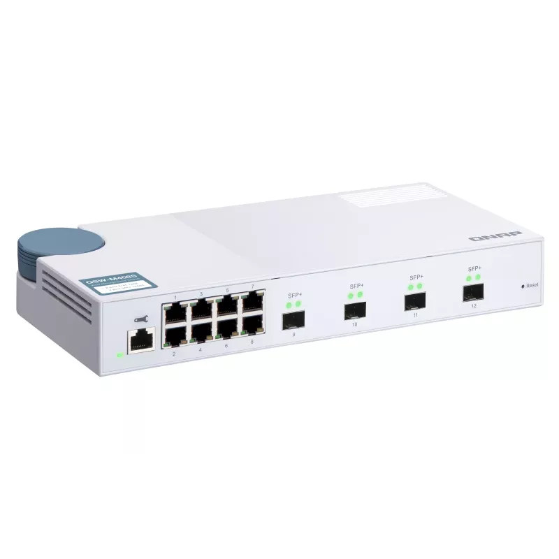 QNAP QSW-M408S Switch de rede Gerido L2 Gigabit Ethernet (10/100/1000) branco