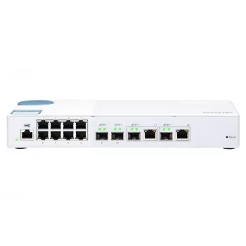 QNAP QSW-M408-2C Switch de rede Gerido L2 10G Ethernet (100/1000/10000) branco