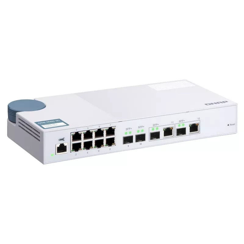 QNAP QSW-M408-2C Switch de rede Gerido L2 10G Ethernet (100/1000/10000) branco