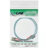 Cabo de fibra ótica duplex SC/SC InLine 83510O 10m OM3 50/125µm