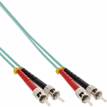 Cabo de fibra ótica duplex ST/ST InLine 50/125µm OM3 3m