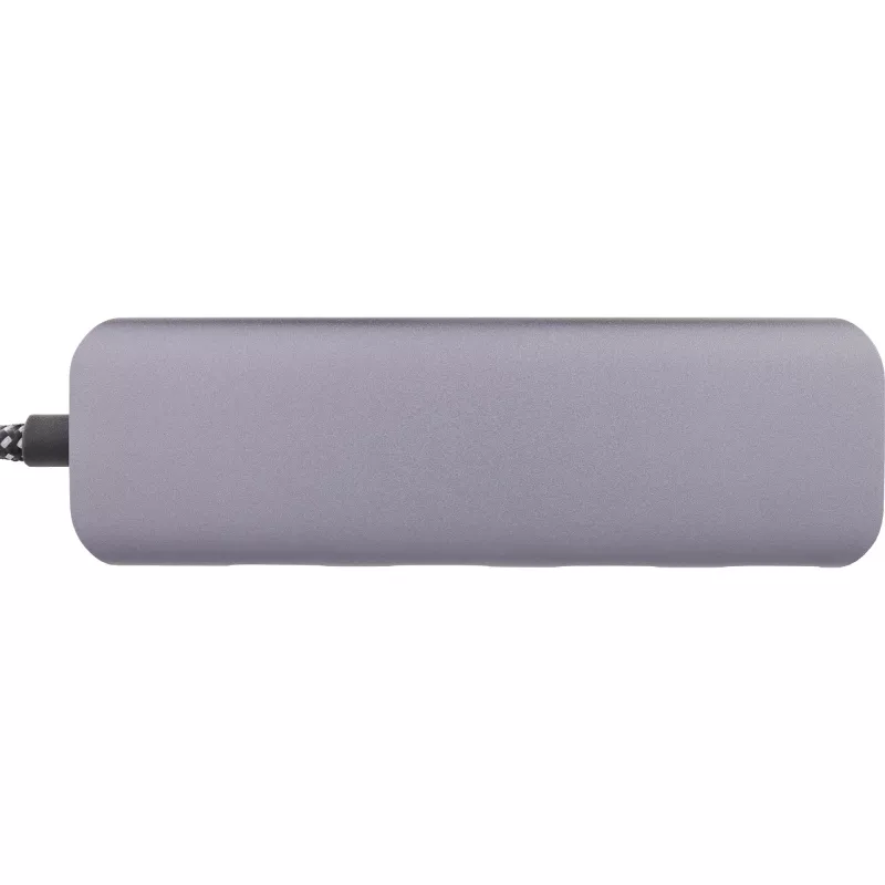 Hub USB 3.2 InLine, USB-C para 4x USB A 10 Gb/s, alumínio, cinzento