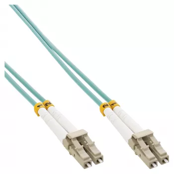 Cabo de fibra ótica duplex LC/LC InLine 50/125µm OM3 5m